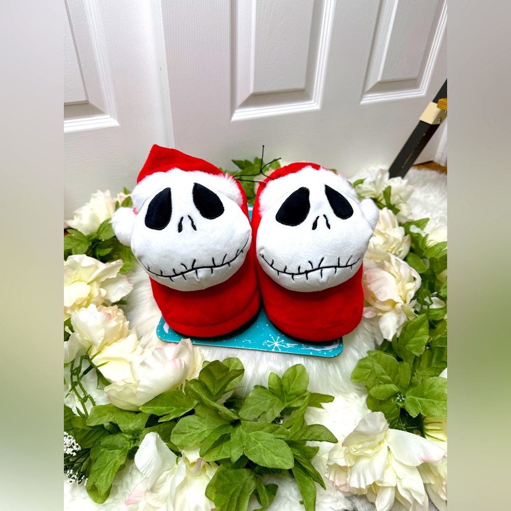 Santa Jack Night Before Christmas Holiday Slippers